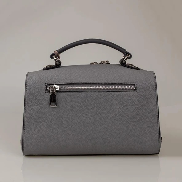 Jacquline Gri Morpheus Kadın El ve Omuz Çantası - Resim 3