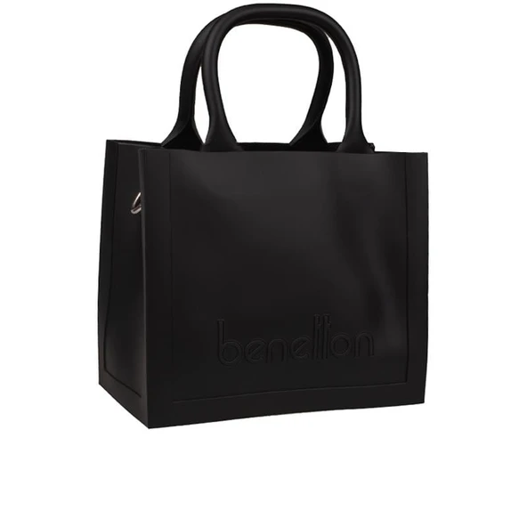 Benetton Siyah Melissa Kare Kadın El Çantası BNT 1450 ürün görseli