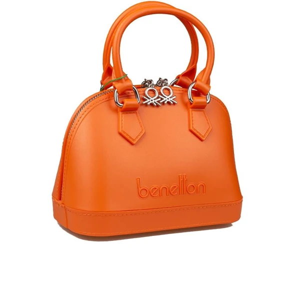 Benetton Turuncu Mini Boy Melissa Kadın El Çantası BNT 1449 ürün görseli