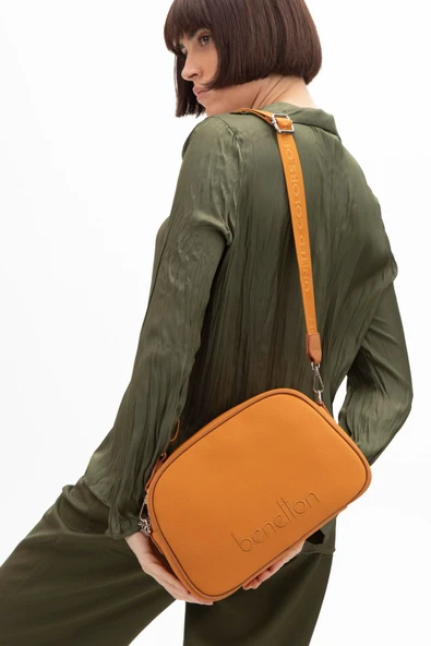 Benetton Hardal Nano Kadın Geniş Kol Çantası BNT 1590 - Resim 3