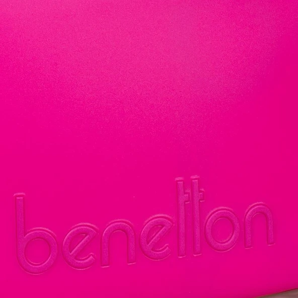 Benetton Fuşya Melissa Kadın El Çantası BNT 1467 - Resim 4