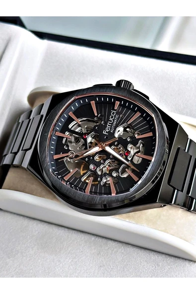 Ferrucci Function FCF 03572M.05 Çelik Kordon Erkek Kol Saati - Resim 5