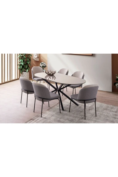 AURA SANDALYE, BEJ - Resim 3