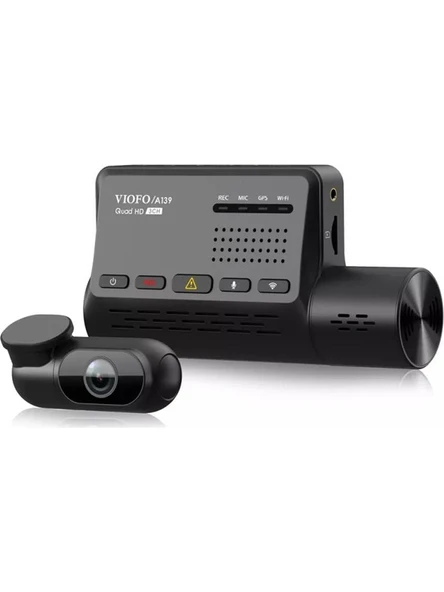 Viofo A139 Çift Kameralı Wifi Gps Modüllü 2k Araç Kamerası