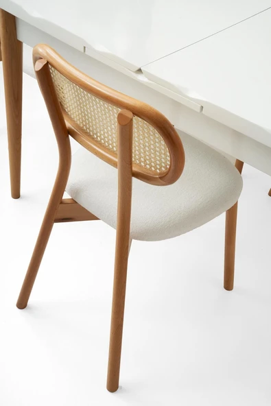 Argun Hg Masa, Kar Beyaz, 130x80 - Resim 2