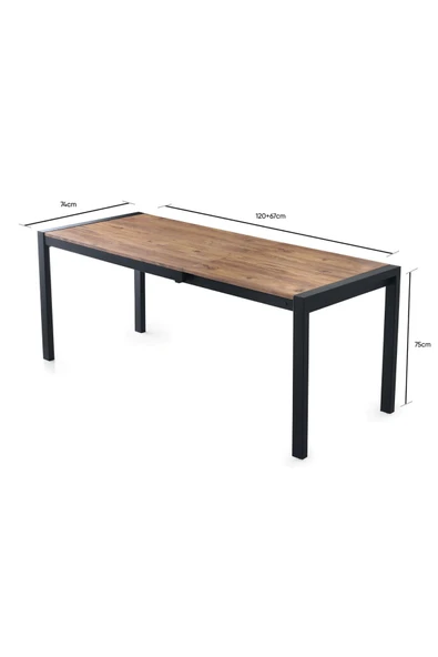 Lato Masa Rivone Sandalye Takımı, Atlantik Çam, 120x74 - Resim 5