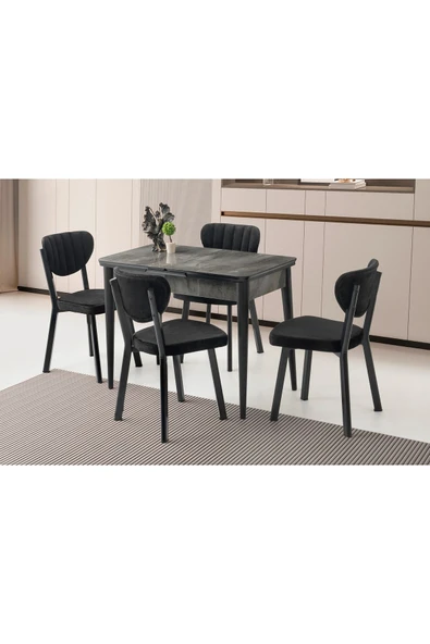 Rüzgar Hg Masa, Çakıl Sandalye, Irony, 100x60 ürün görseli