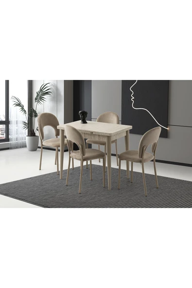 Royal Masa, Nova Sandalye, Sidon, 90x60 ürün görseli