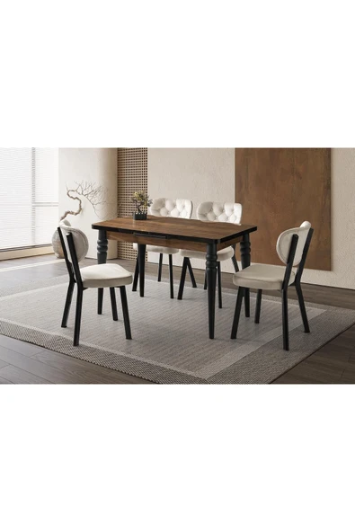 Ay Masa, Rivone Sandalye, Pablo, 120x70 ürün görseli