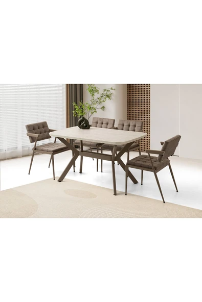 Zümrüt Masa, Zet Sandalye, Sidon Hg, 130x90 ürün görseli