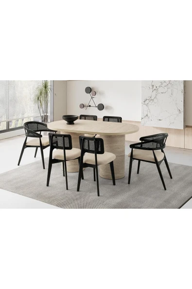 Truva Masa, Verda&zion Sandalye, Sidon, 160x90 ürün görseli