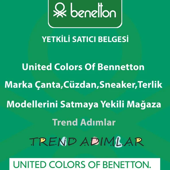 Benetton Bej Monogram Eskitme Geniş Kadın Cüzdan BNT 1301 - 4