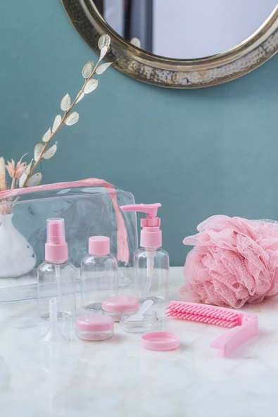 Tohana Thn74762 Seyahat Tipi Çantalı Kozmetik Dolum Ve Bakım Seti - Resim 2