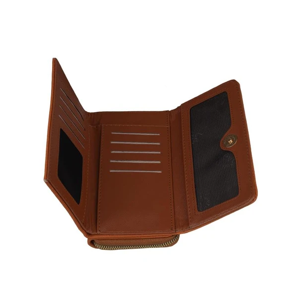 Levidor Taba Kadın Monogram Lisans Baskılı Cüzdan - Resim 3