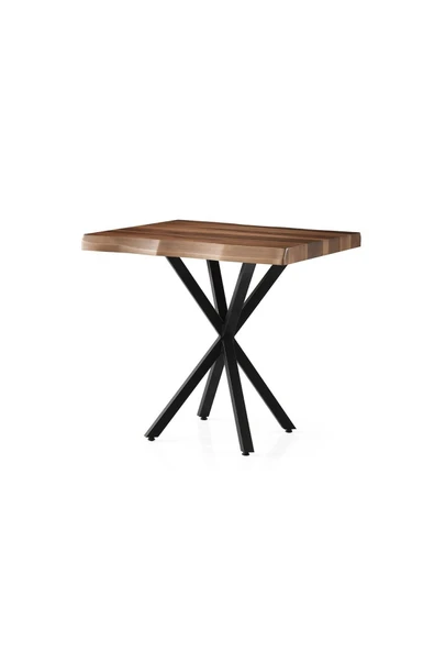 Keops Masa, Ceviz Siyah, 90x90 - Resim 2