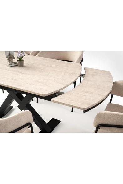 Steel Masa, Sidon, 130x80 - Resim 5