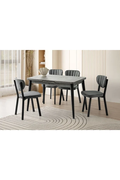 Pesca Masa, Çakıl Sandalye, Retro Gümüş, 120x70 ürün görseli