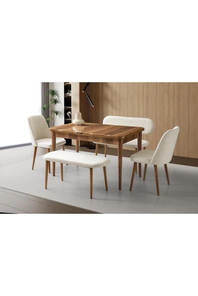 Argun Kapitone Bank Takımı, Hazar Kahve, 130x80 ürün görseli