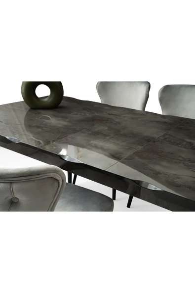 Argun Hg Masa, Inci Sandalye, Irony, 160x90 - Resim 4