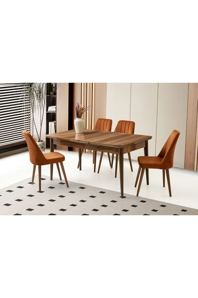 Rüzgar Hg Masa, Sıena Sandalye, Hazar, 160x90 ürün görseli