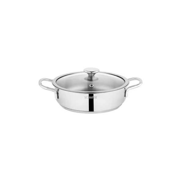 Schafer Steel Storm Çelik Sahan Seti 6 Parça-Inox - 7