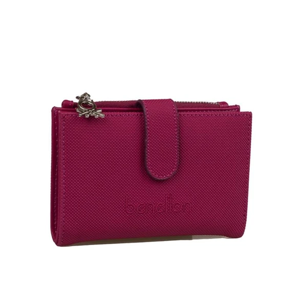 Benetton Mürdüm Nano Orta Boy Kartlık Kadın Cüzdan BNT 1300 ürün görseli