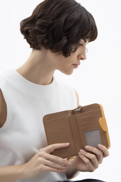 Benetton Hardal Nano Orta Boy Kadın Cüzdan BNT 1303 - Resim 2