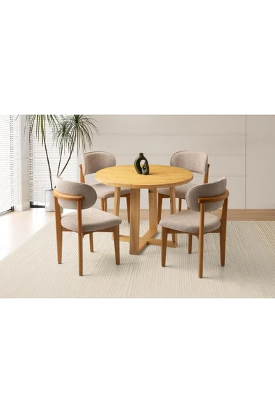 Girit Masa, Umay Sandalye, Natural, 100x100 ürün görseli