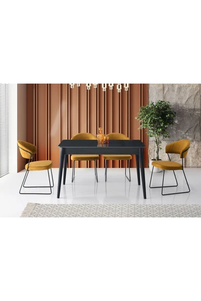 Rubin Masa, Antrasit, 130x80 ürün görseli