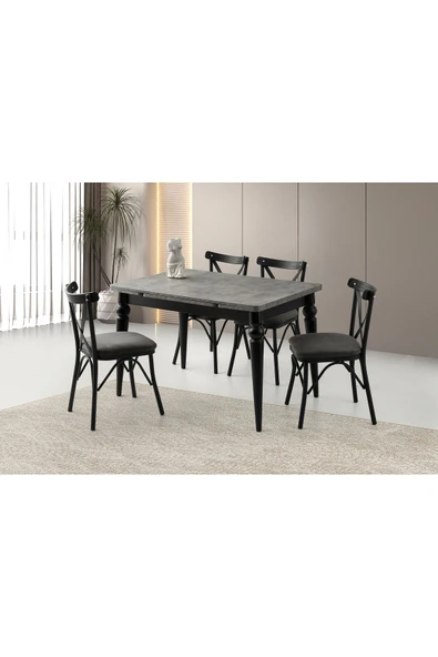 Royal Masa, Bahar Çapraz Sandalye, Retro Gümüş, 120x80 ürün görseli