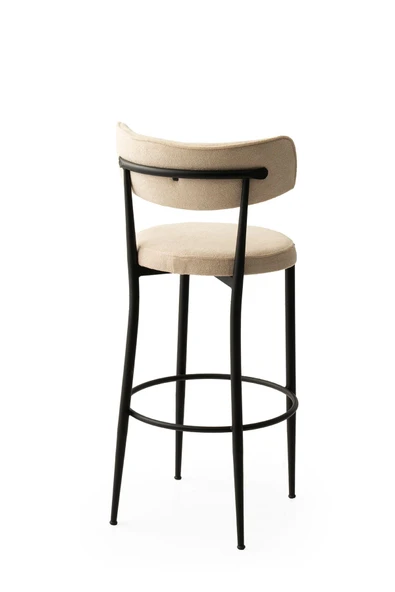 ARMONİ BAR SANDALYESİ, BEJ - Resim 2