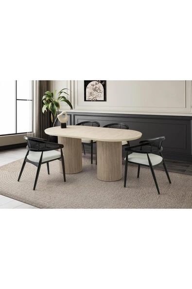 Azura Masa, Verda Sandalye, Sidon, 160x90 ürün görseli