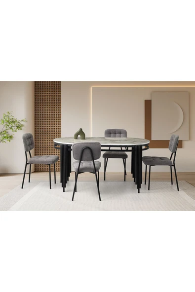 Cleo Masa, Lima Sandalye, Rambla Hg, 160x80 ürün görseli