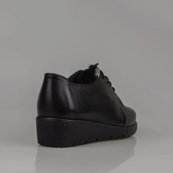 M2S Siyah Köpük Taban Ortopedik Kadın Comfot Ayakkabı - Resim 4