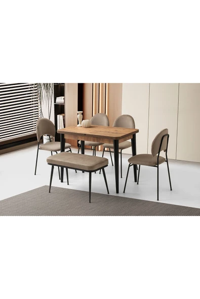 Sima Kelebek Bank Takımı, Dışbudak, 100x60 ürün görseli