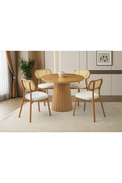 Atina Masa, Zerda Sandalye, Natural, 100x100 ürün görseli