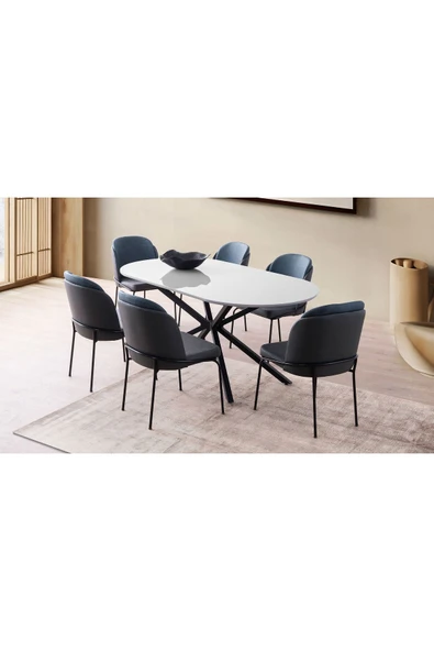 Lirona Masa, Sis Gri, 180x90 ürün görseli