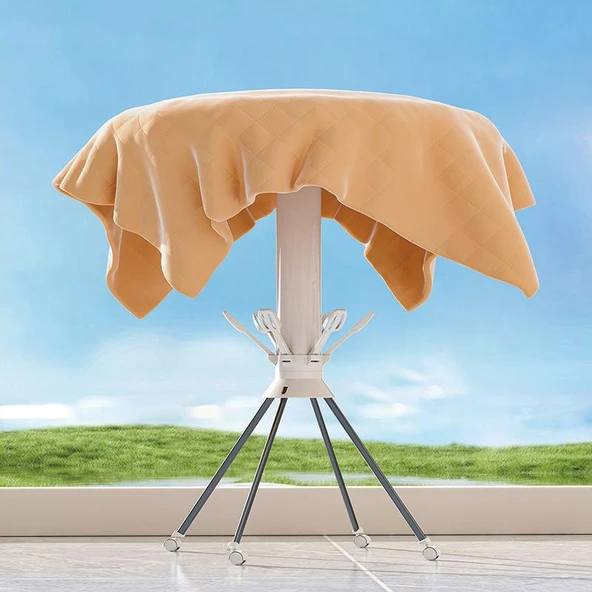 Çamaşır Kurutma Askısı (2 Katlı - Ayakkabı Tutacağı Dahil) - 5