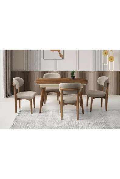 Bolvadin Masa, Umay Sandalye, Valencia, 130x80 ürün görseli