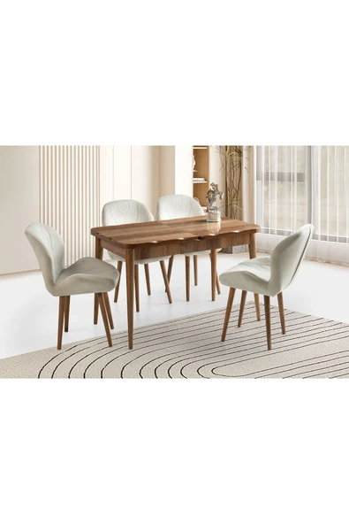 Argun Hg Masa, Calıa Sandalye, Hazar, 120x70 ürün görseli