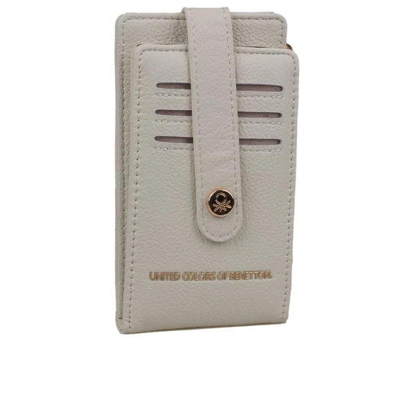 Benetton Bej Kadın Sofline Deri Kartlık BNT 1249 ürün görseli