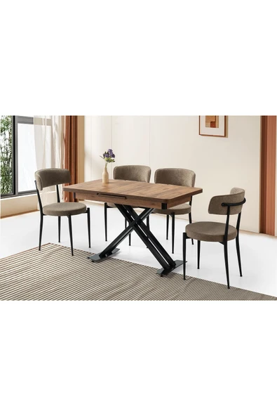 Pasin Masa, Armoni Sandalye, Dışbudak, 120x70 ürün görseli