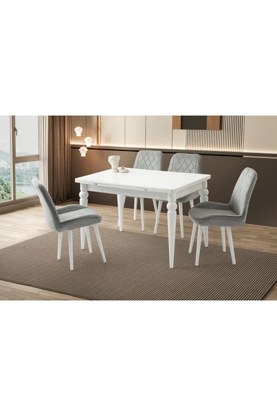 Royal Masa, Alora Sandalye, Beyaz, 120x80 ürün görseli