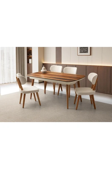 Bolvadin Masa, Sirius Sandalye, Valencia, 170x90 ürün görseli