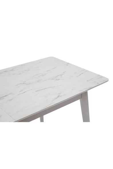 Madrid Hg Masa, Kapalı Alman Sandalye, Marmo, 120x70 - Resim 5