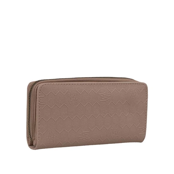 Levidor Vizon Kapaklı Kadın Monogram Cüzdan - 2