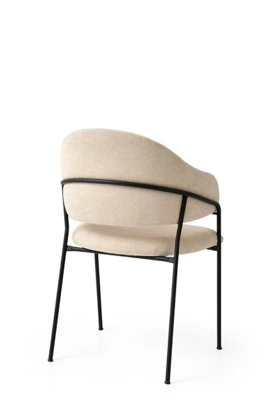 KARDELEN SANDALYE, KREM - Resim 2