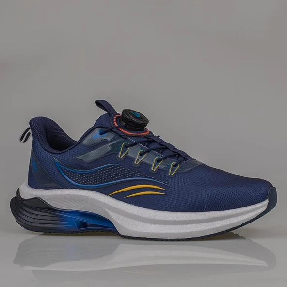 M2S Lacivert Akıllı Bağcık Erkek Sneaker - Resim 2