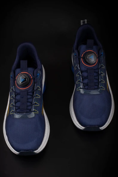 M2S Lacivert Akıllı Bağcık Erkek Sneaker - Resim 5