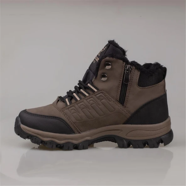 Trend Adımlar Kahverengi Trekking Unisex Spor Bot - Resim 4
